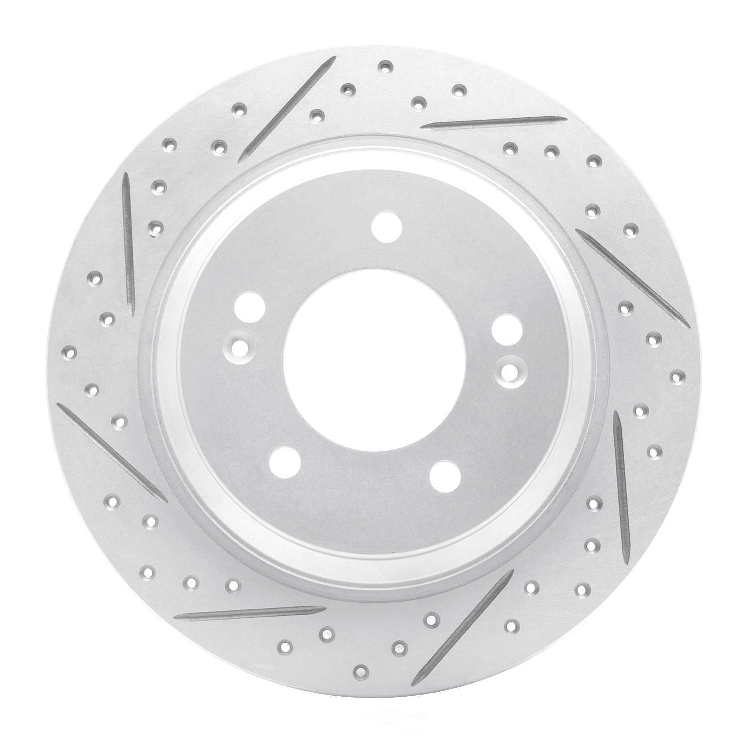 Dynamic Friction Company 830-21014L DFC Geoperformance Rotor - Drilled and Slotted