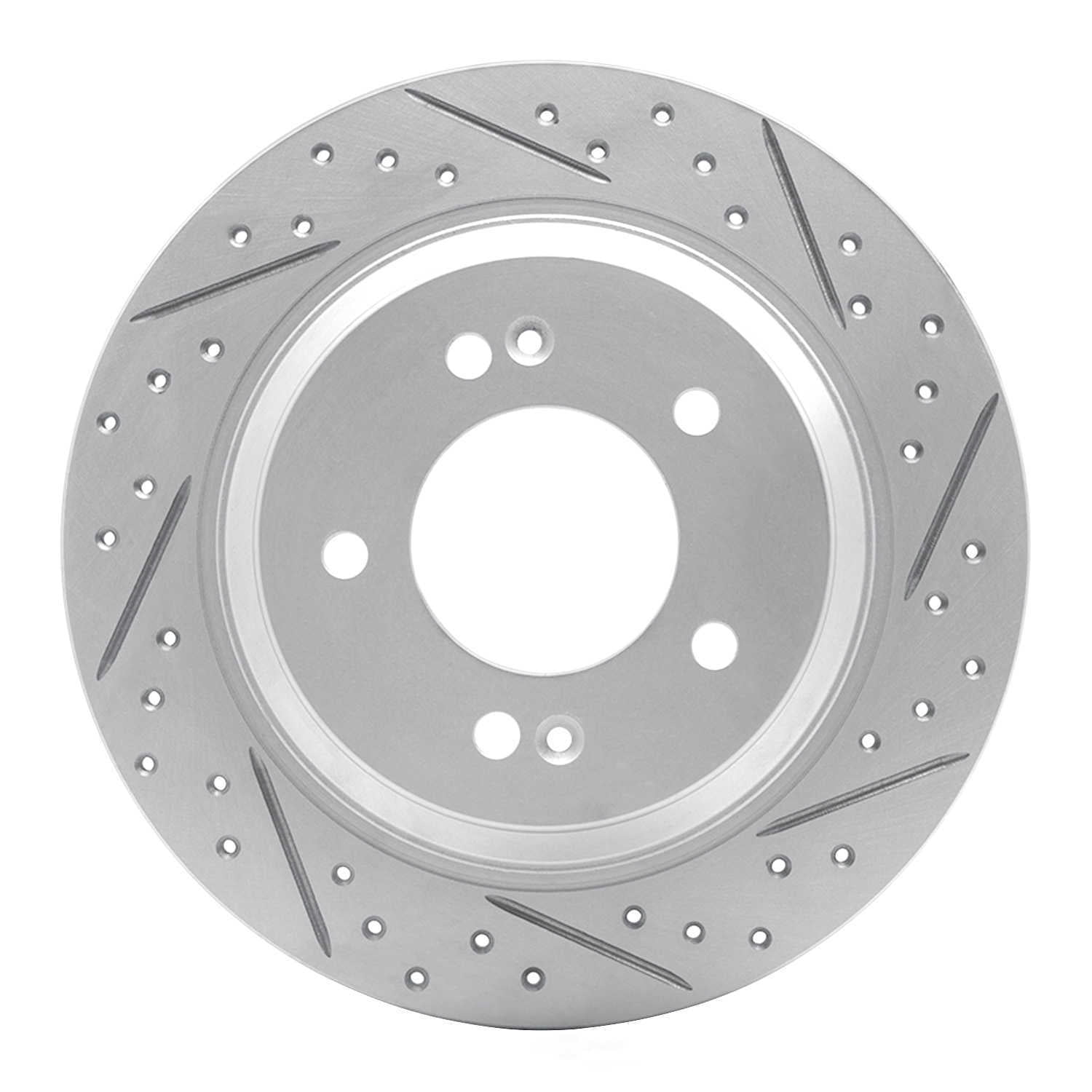 Dynamic Friction Company 830-21014R DFC Geoperformance Rotor - Drilled and Slotted
