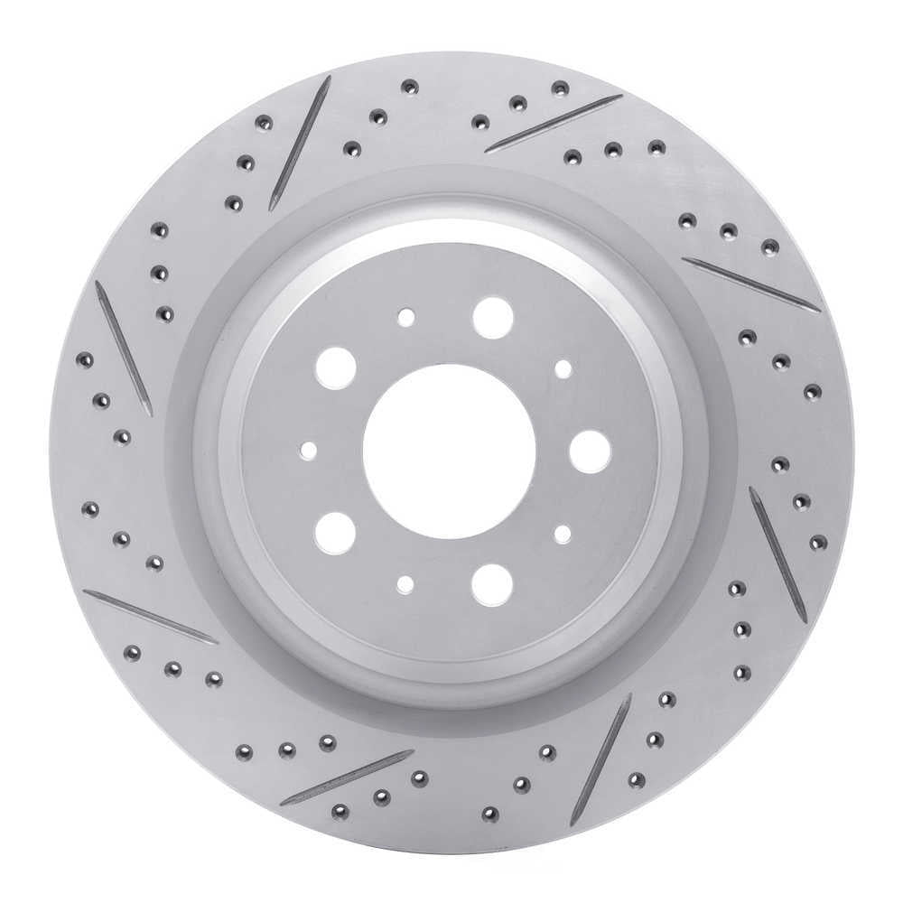 Dynamic Friction Company 830-26003L DFC Geoperformance Rotor - Drilled and Slotted