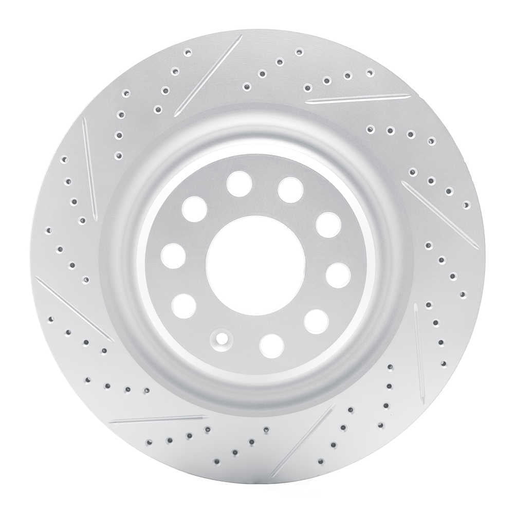 Dynamic Friction Company 830-26006L DFC Geoperformance Rotor - Drilled and Slotted