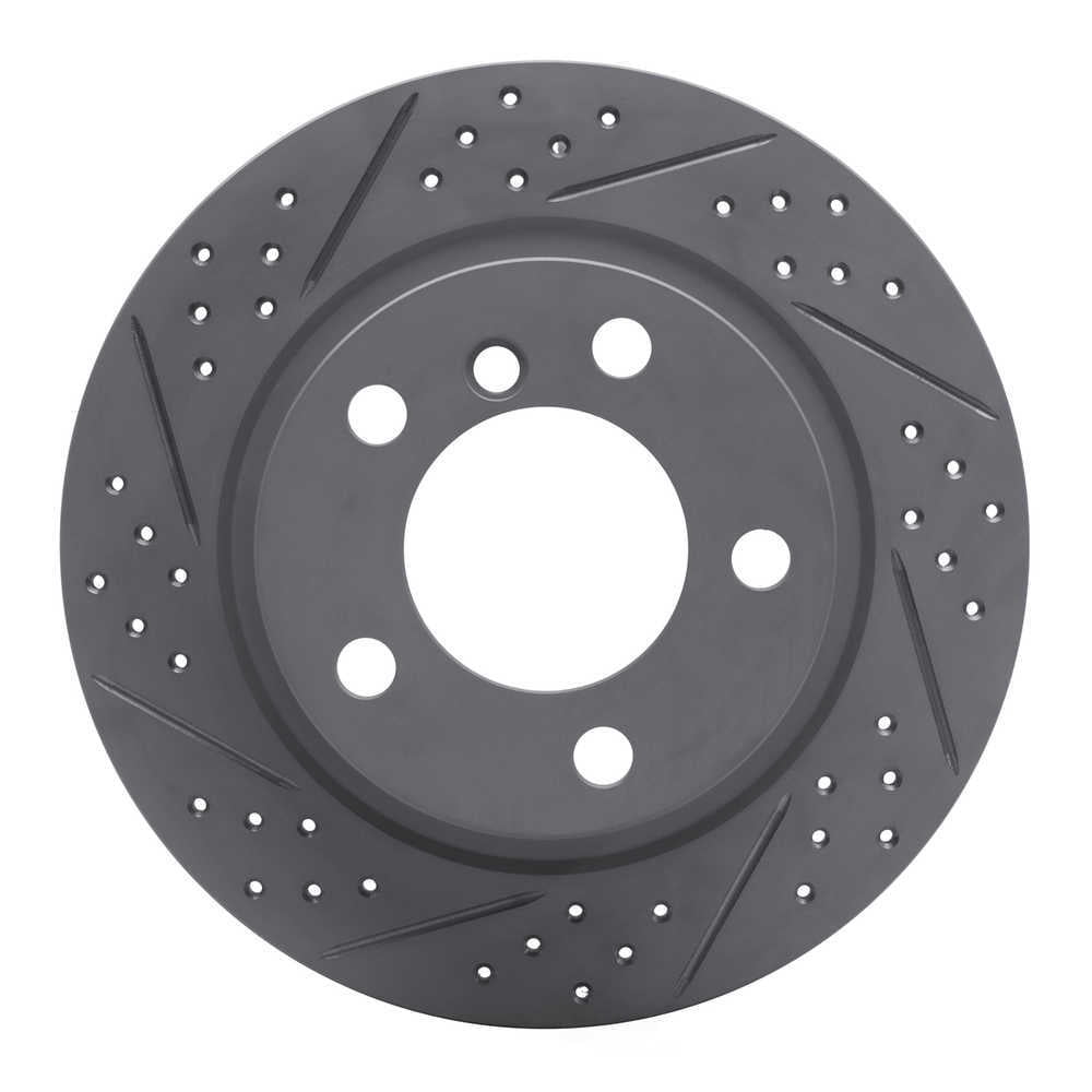 Dynamic Friction Company 830-32010L DFC Geoperformance Rotor - Drilled and Slotted