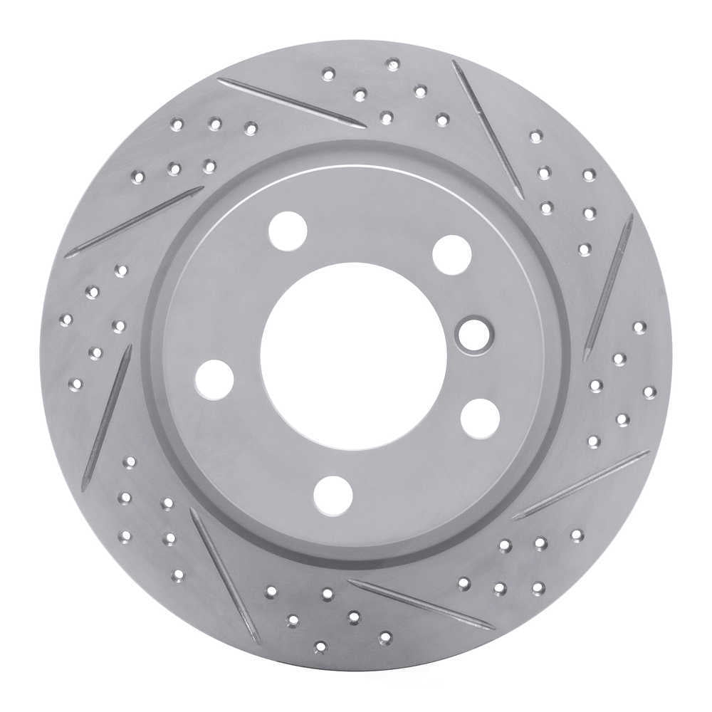 Dynamic Friction Company 830-32010R DFC Geoperformance Rotor - Drilled and Slotted