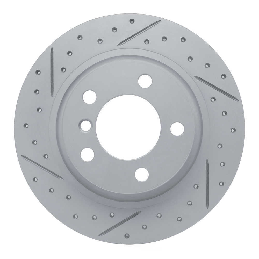 Dynamic Friction Company 830-32012L DFC Geoperformance Rotor - Drilled and Slotted