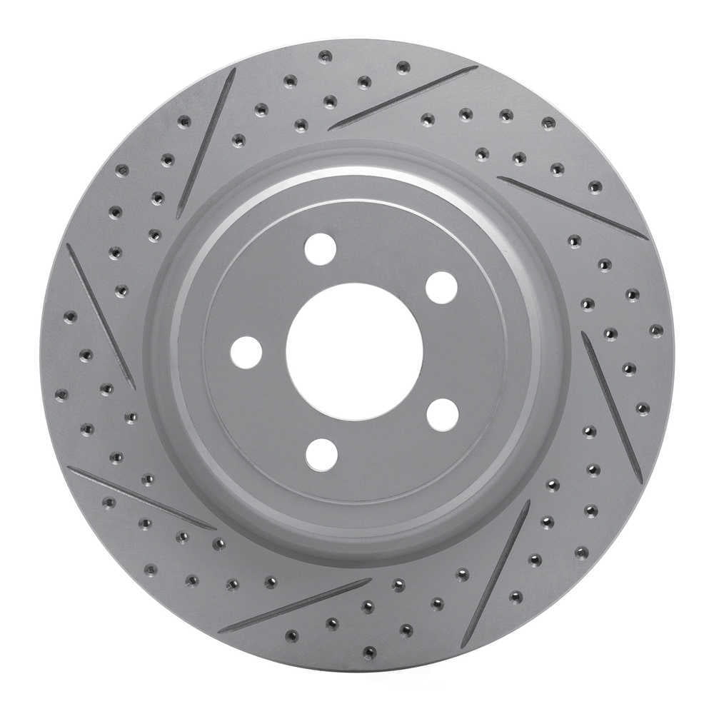 Dynamic Friction Company 830-39021L DFC Geoperformance Rotor - Drilled and Slotted