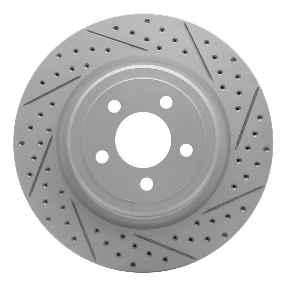 Dynamic Friction Company 830-39021R DFC Geoperformance Rotor - Drilled and Slotted