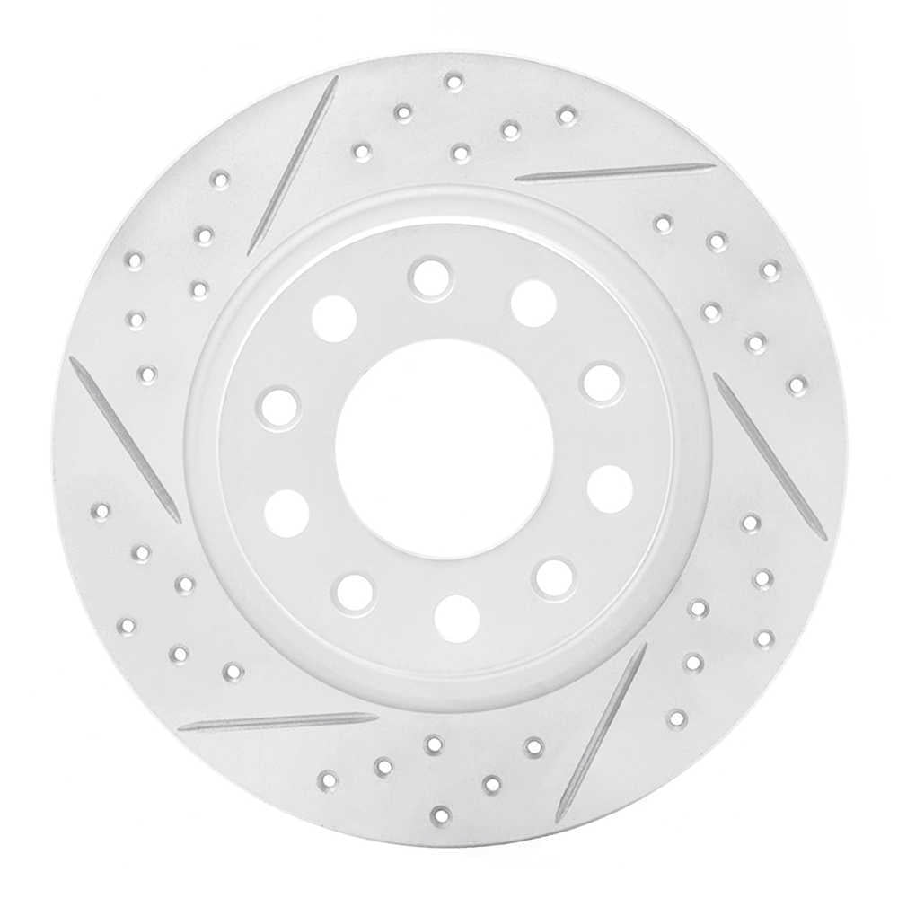 Dynamic Friction Company 830-40030L DFC Geoperformance Rotor - Drilled and Slotted