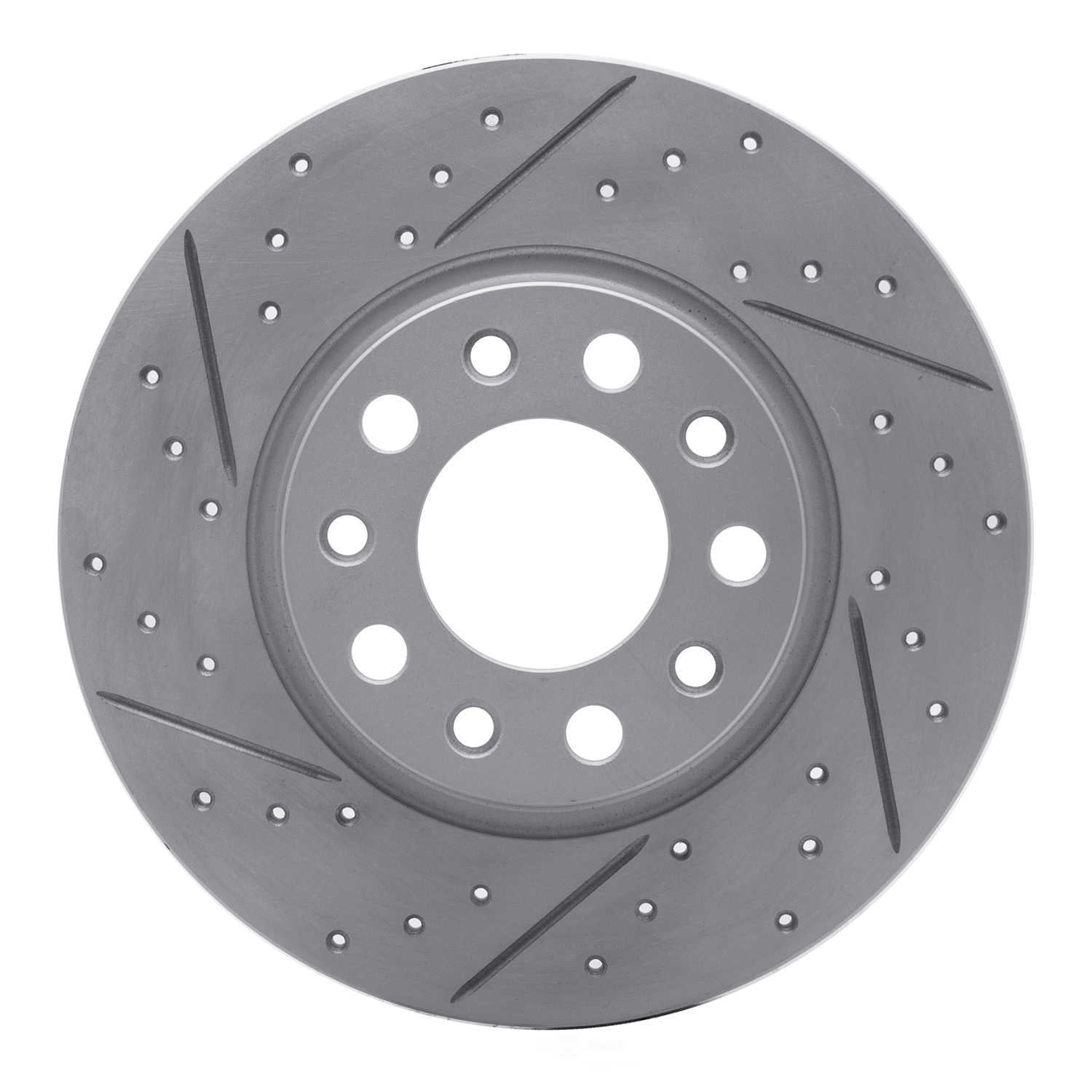 Dynamic Friction Company 830-42012L DFC Geoperformance Rotor - Drilled and Slotted