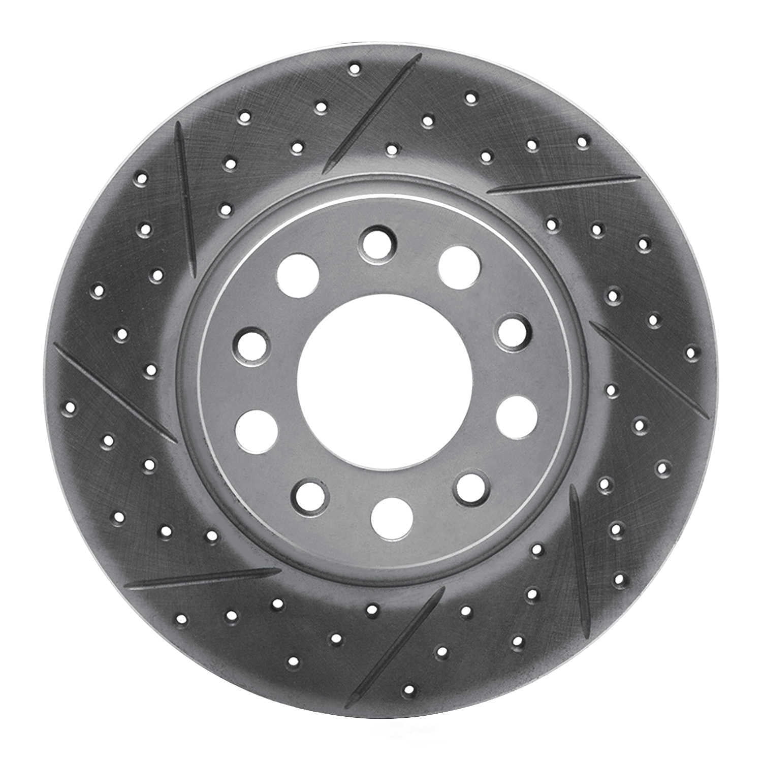 Dynamic Friction Company 830-42014L DFC Geoperformance Rotor - Drilled and Slotted