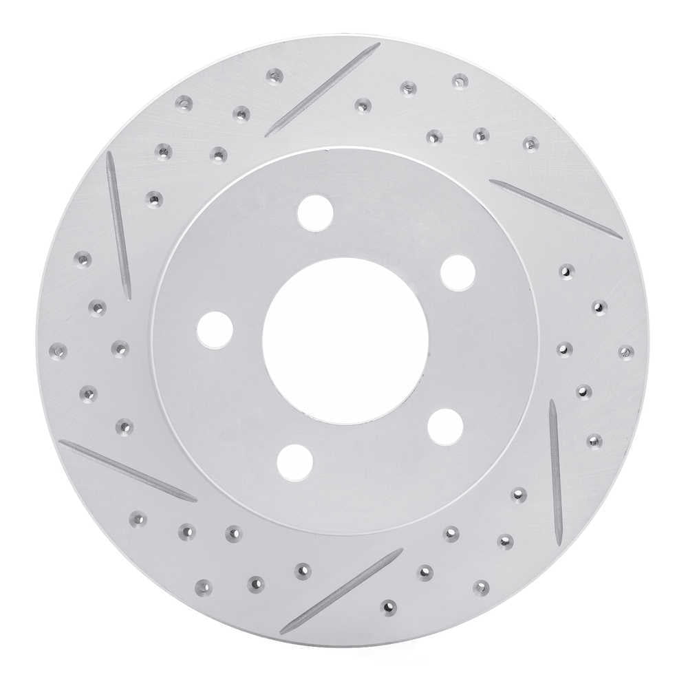 Dynamic Friction Company 830-42022L DFC Geoperformance Rotor - Drilled and Slotted
