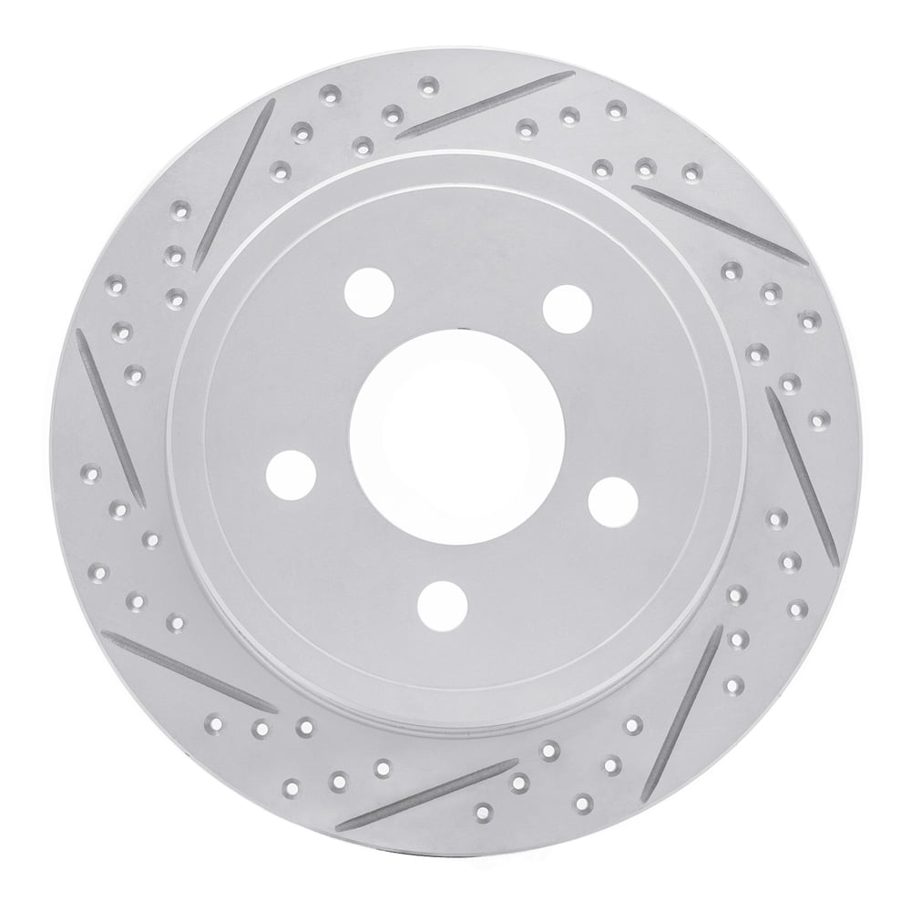 Dynamic Friction Company 830-42028L DFC Geoperformance Rotor - Drilled and Slotted