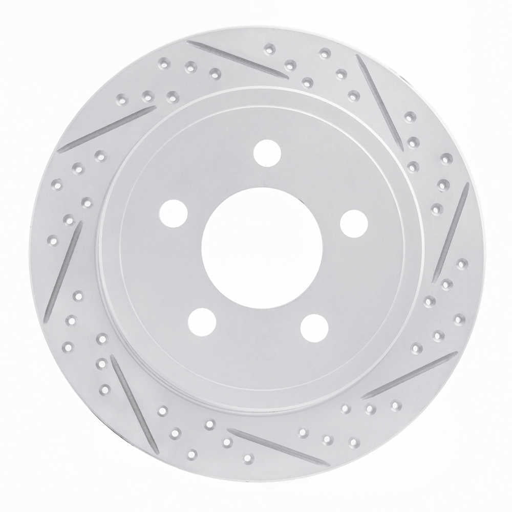 Dynamic Friction Company 830-42028R DFC Geoperformance Rotor - Drilled and Slotted