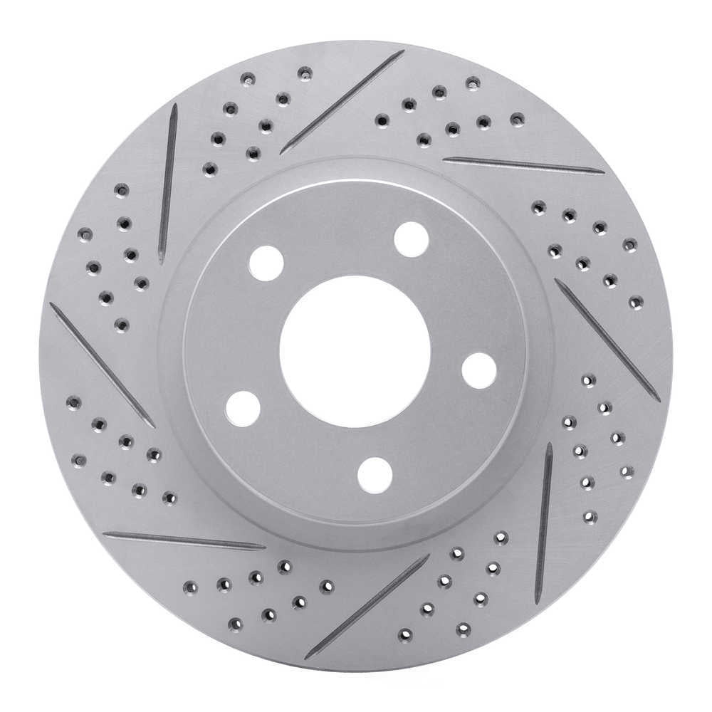 Dynamic Friction Company 830-45008L DFC Geoperformance Rotor - Drilled and Slotted