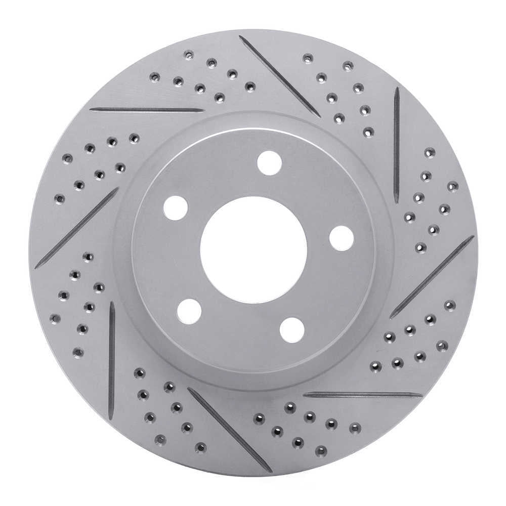 Dynamic Friction Company 830-45008R DFC Geoperformance Rotor - Drilled and Slotted