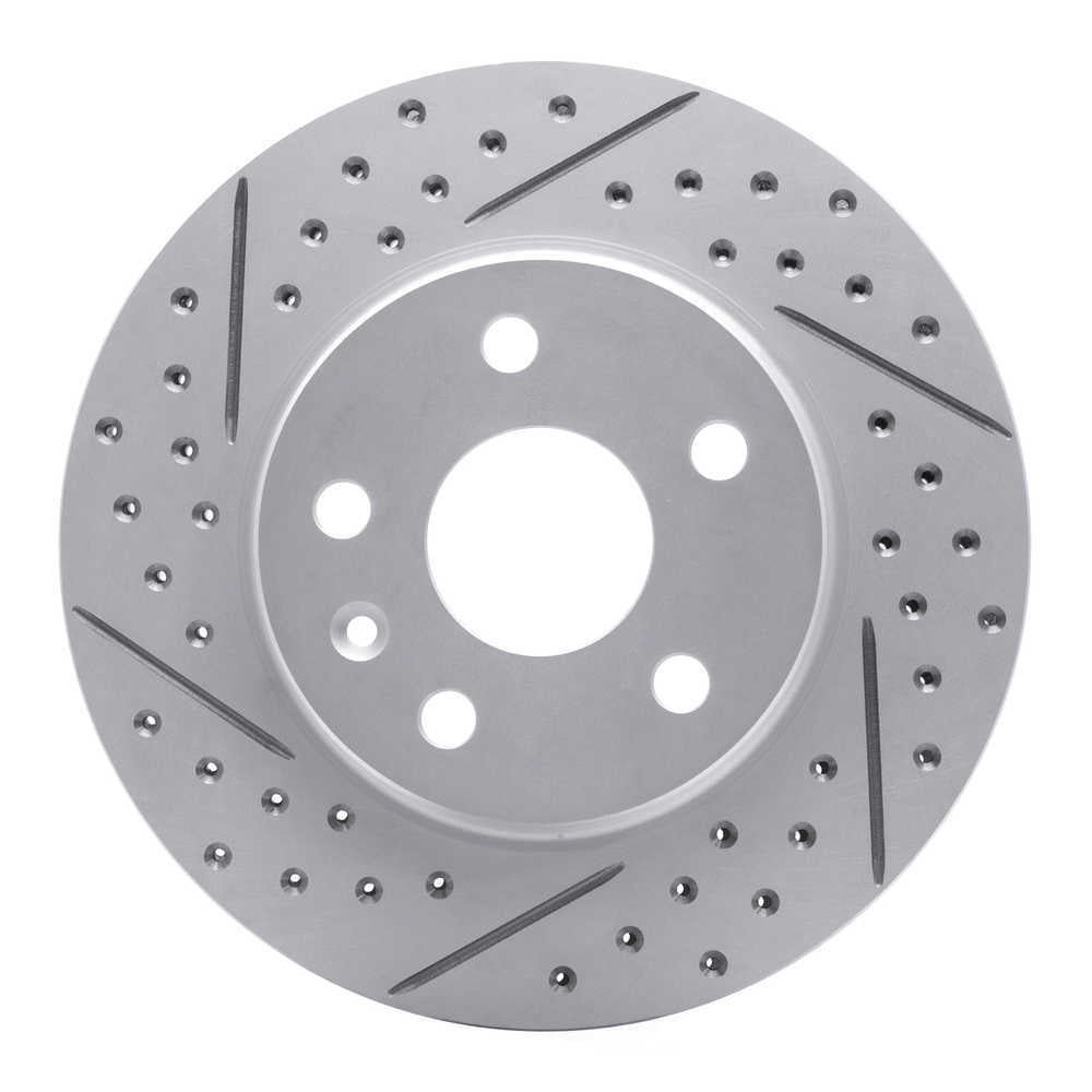 Dynamic Friction Company 830-45014L DFC Geoperformance Rotor - Drilled and Slotted