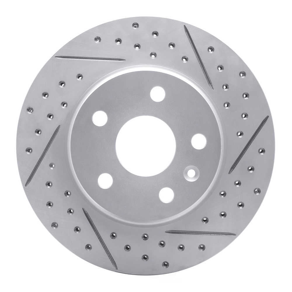Dynamic Friction Company 830-45014R DFC Geoperformance Rotor - Drilled and Slotted