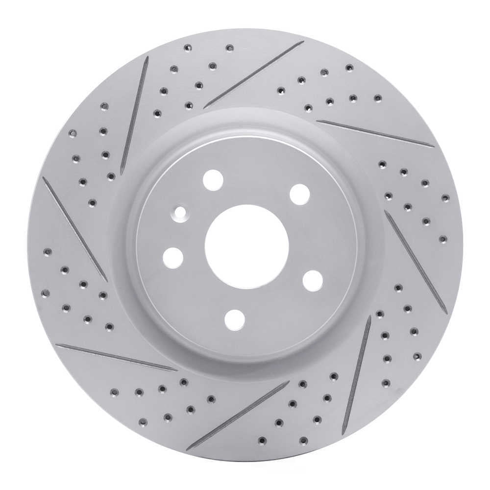 Dynamic Friction Company 830-45017L DFC Geoperformance Rotor - Drilled and Slotted