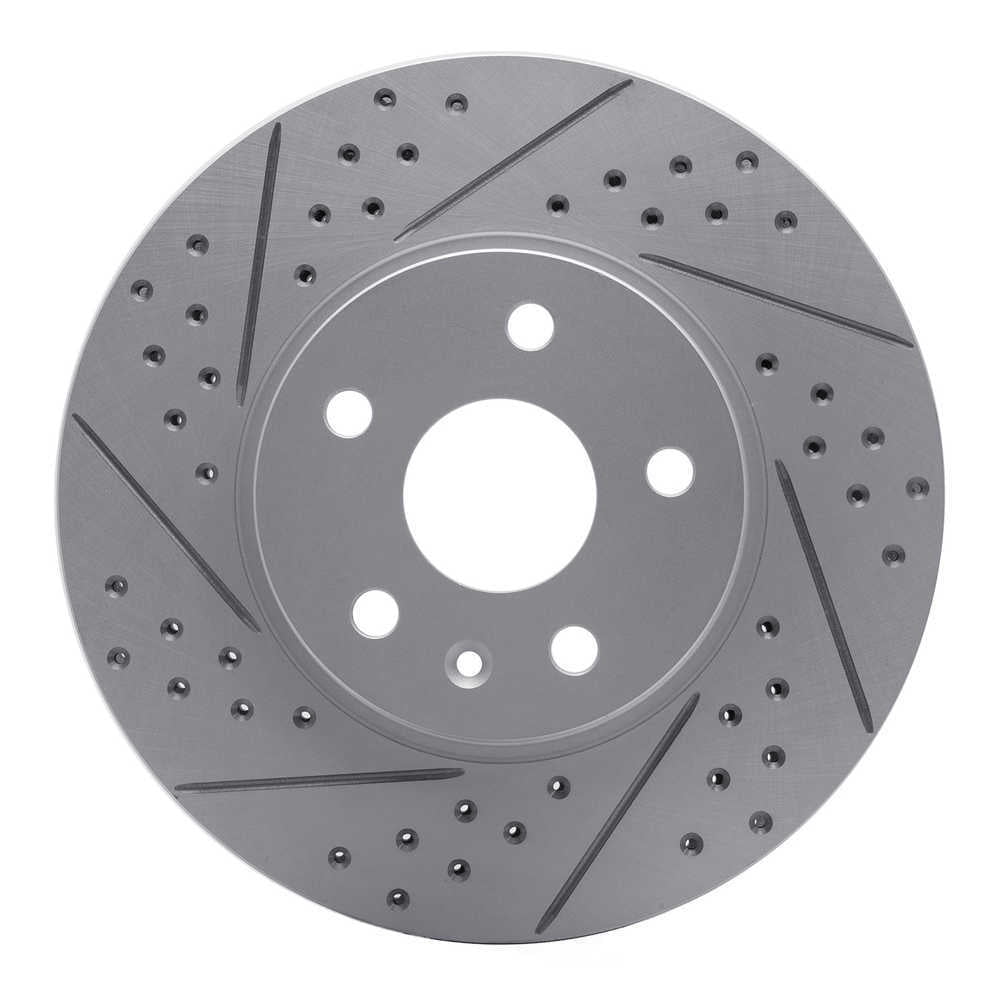 Dynamic Friction Company 830-46025L DFC Geoperformance Rotor - Drilled and Slotted