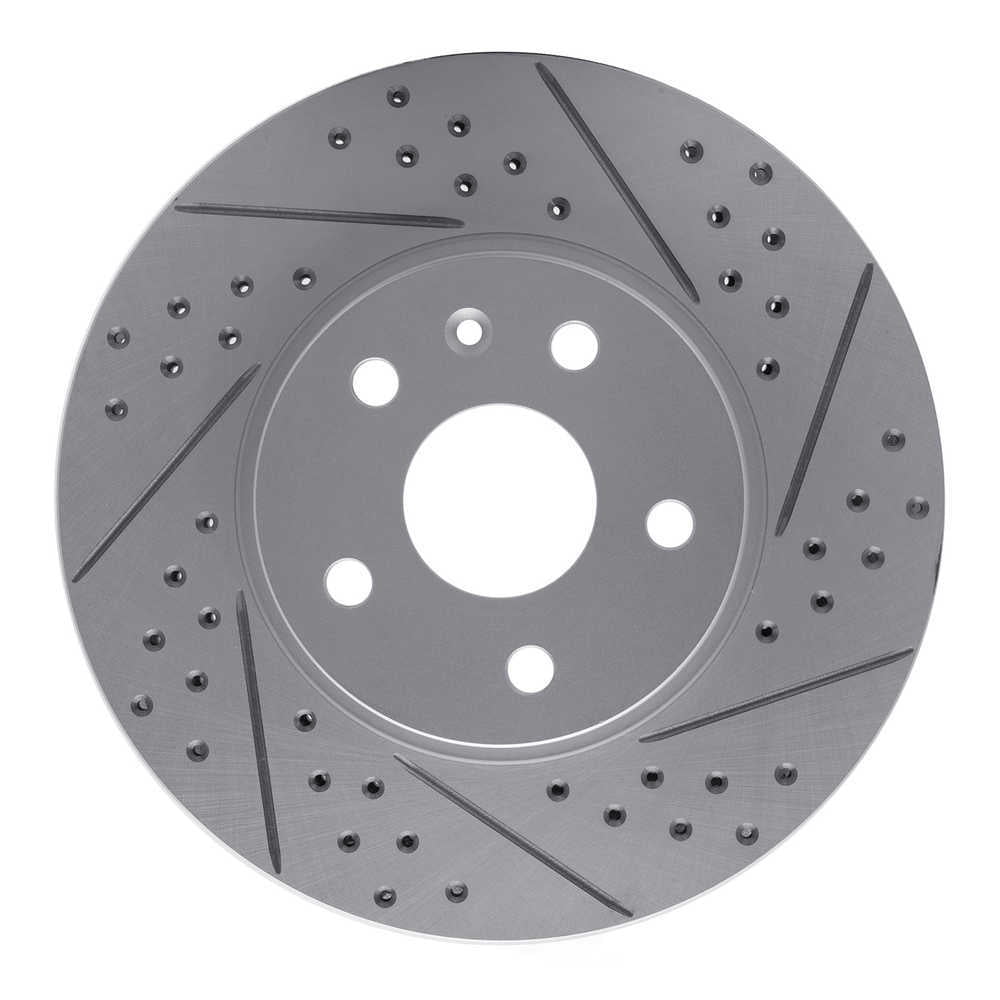 Dynamic Friction Company 830-46025R DFC Geoperformance Rotor - Drilled and Slotted