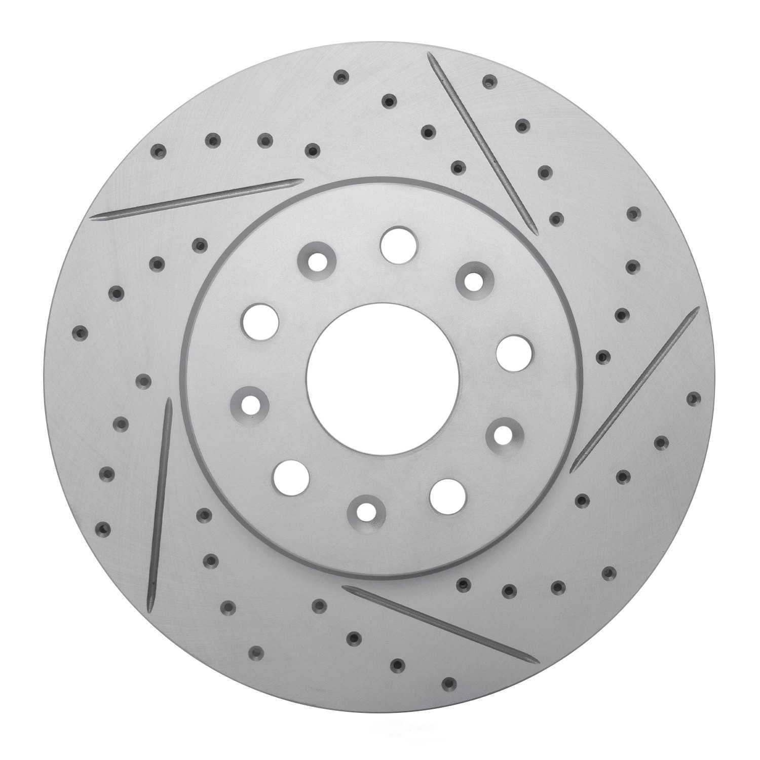 Dynamic Friction Company 830-46038R DFC Geoperformance Rotor - Drilled and Slotted
