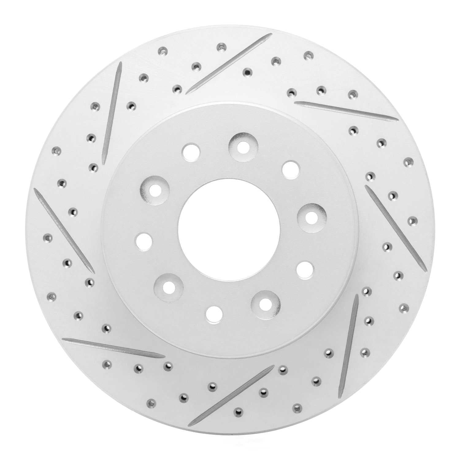 Dynamic Friction Company 830-47011L DFC Geoperformance Rotor - Drilled and Slotted