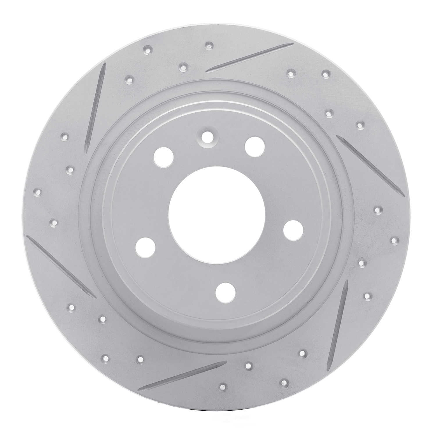 Dynamic Friction Company 830-47044L DFC Geoperformance Rotor - Drilled and Slotted
