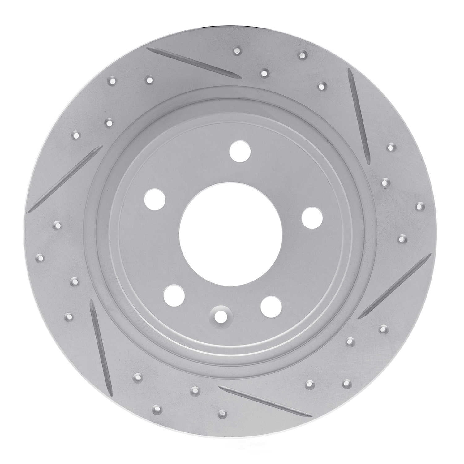 Dynamic Friction Company 830-47044R DFC Geoperformance Rotor - Drilled and Slotted