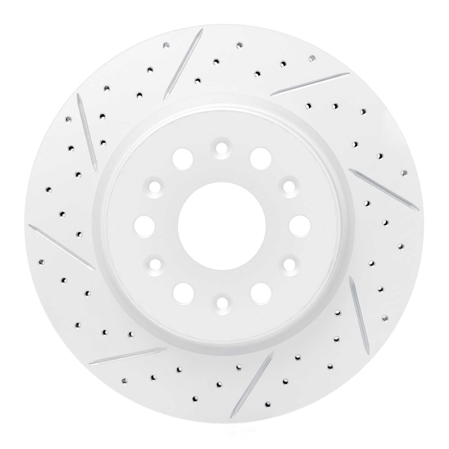Dynamic Friction Company 830-48000L DFC Geoperformance Rotor - Drilled and Slotted