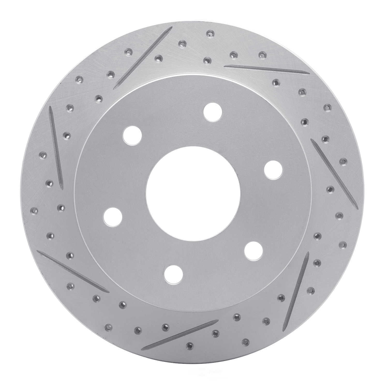 Dynamic Friction Company 830-48008L DFC Geoperformance Rotor - Drilled and Slotted