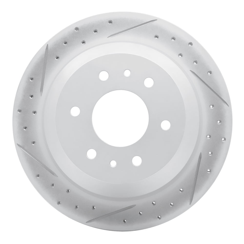 Dynamic Friction Company 830-48045L DFC Geoperformance Rotor - Drilled and Slotted