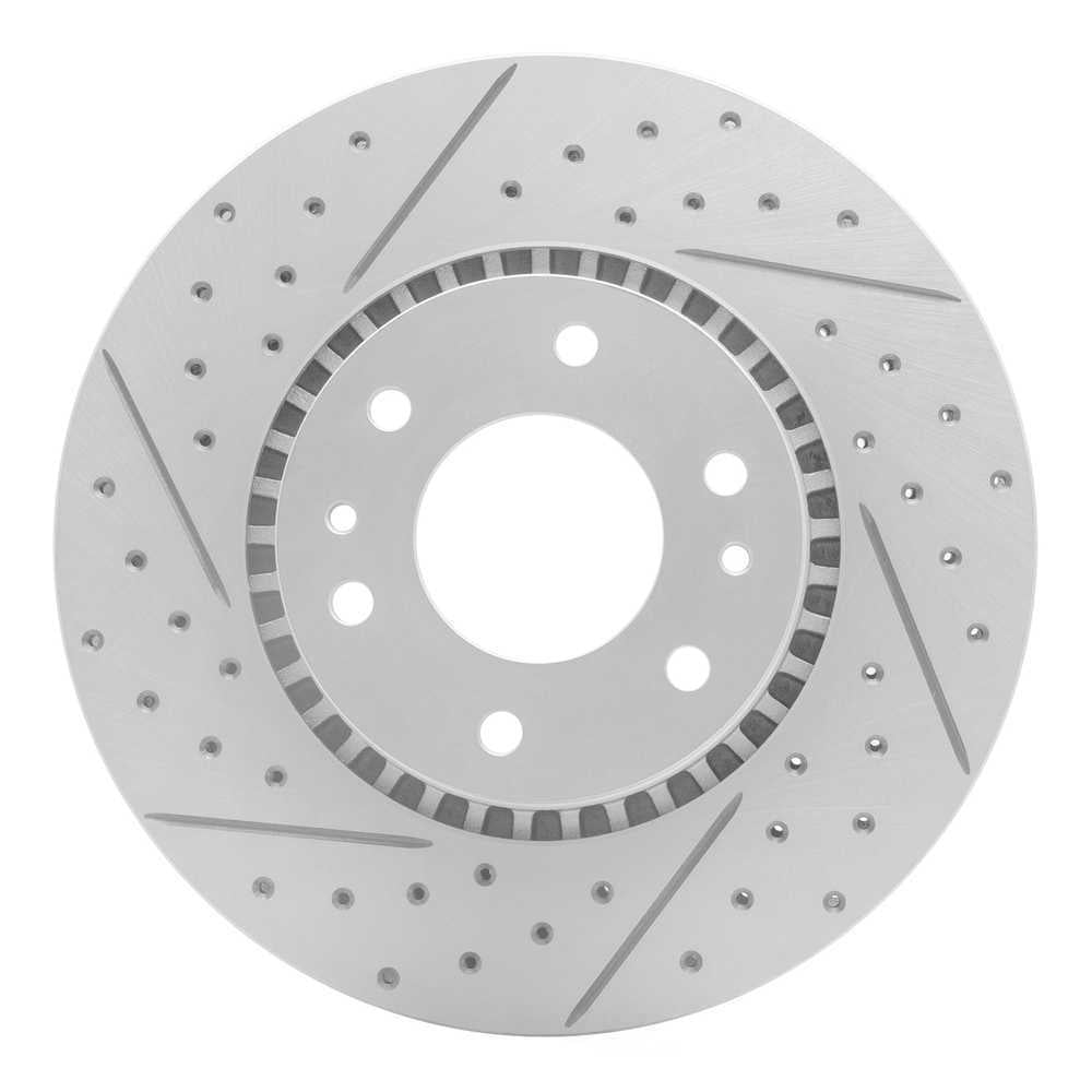Dynamic Friction Company 830-48046L DFC Geoperformance Rotor - Drilled and Slotted