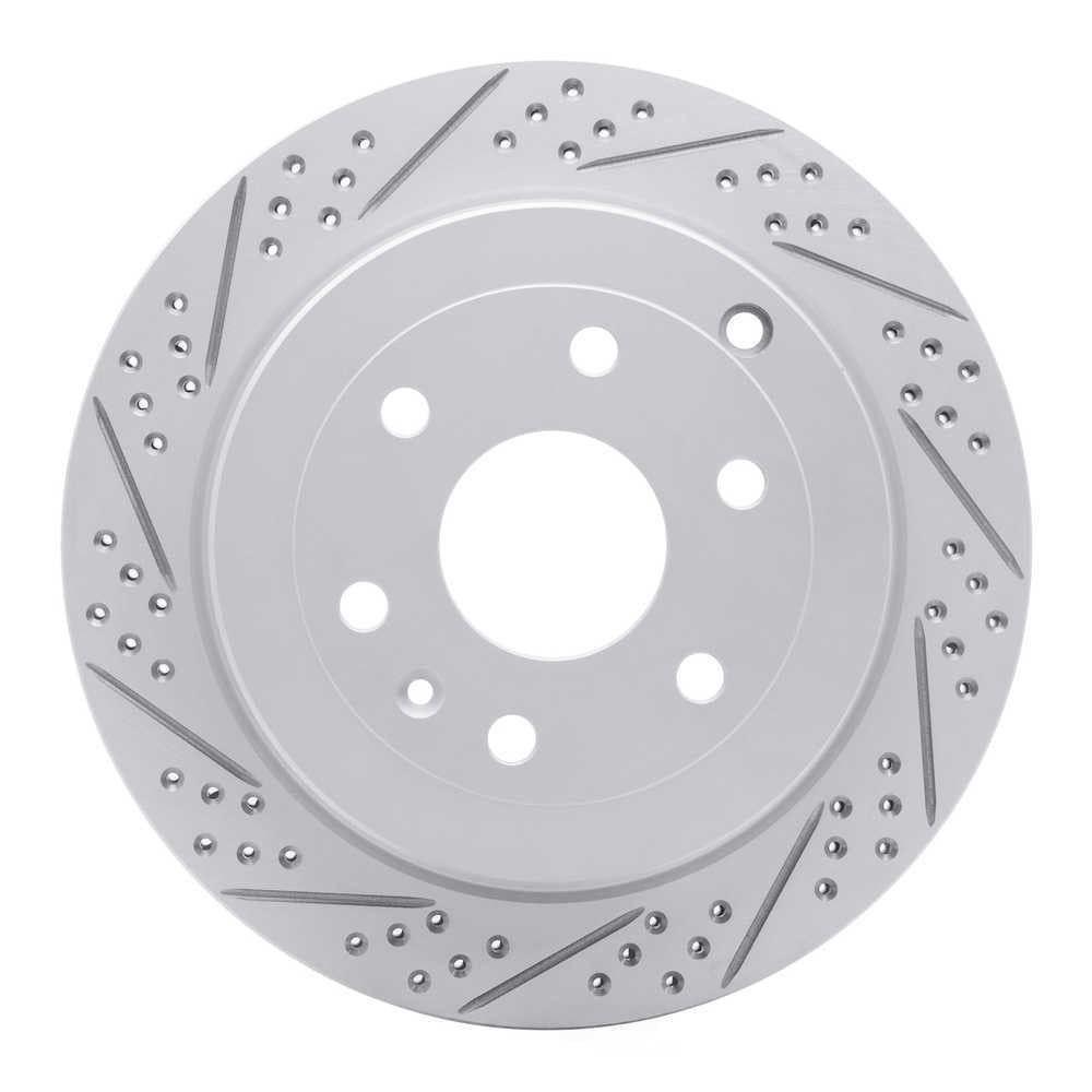 Dynamic Friction Company 830-48055L DFC Geoperformance Rotor - Drilled and Slotted