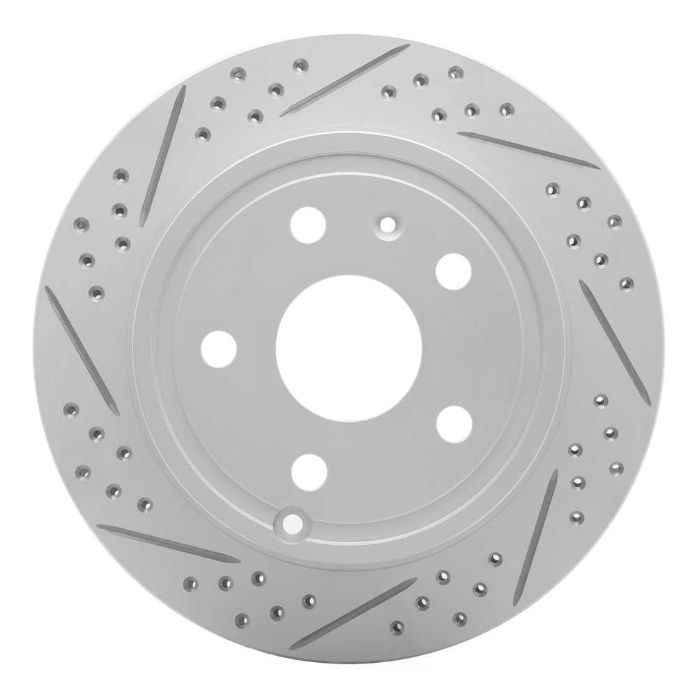 Dynamic Friction Company 830-48058L DFC Geoperformance Rotor - Drilled and Slotted