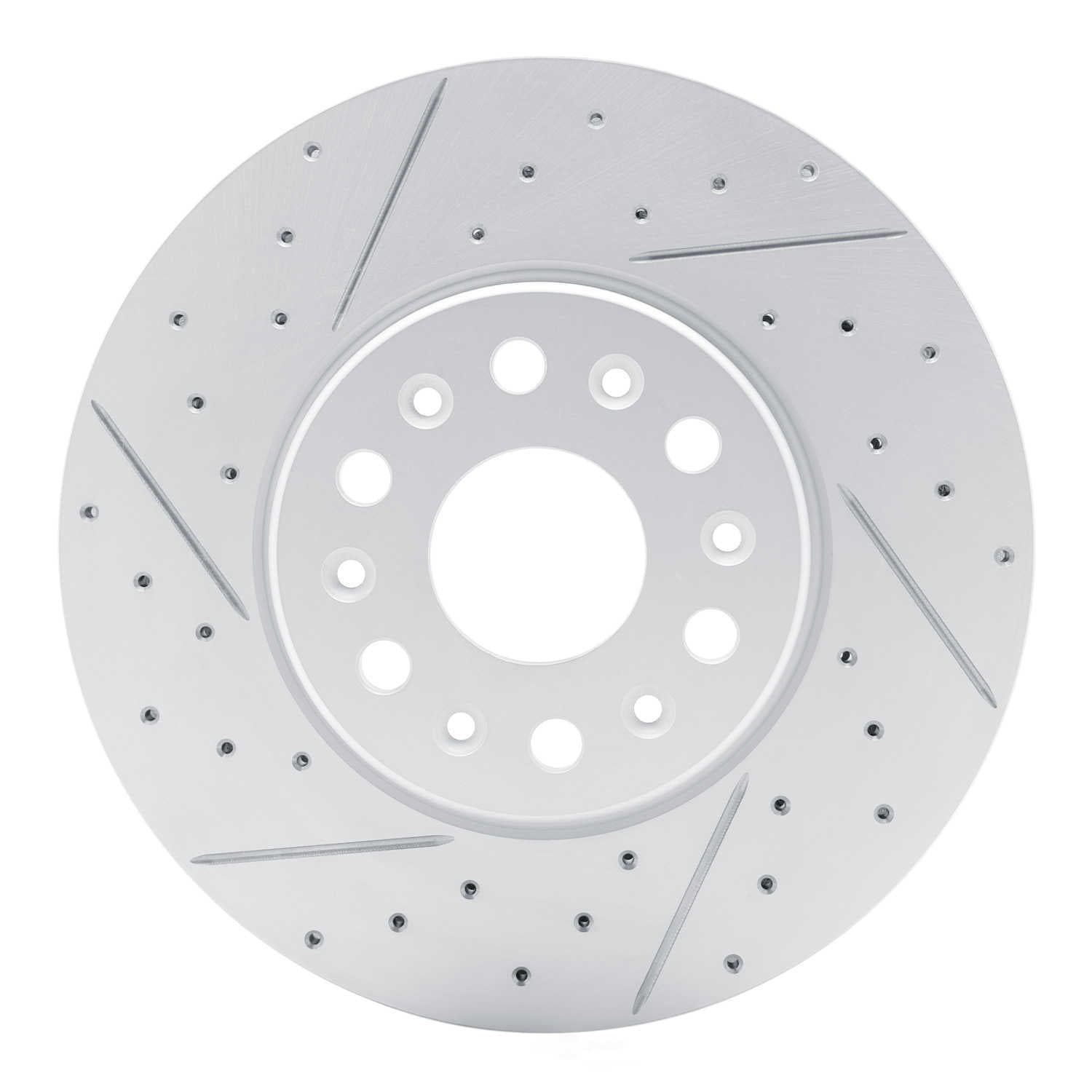 Dynamic Friction Company 830-48090L DFC Geoperformance Rotor - Drilled and Slotted