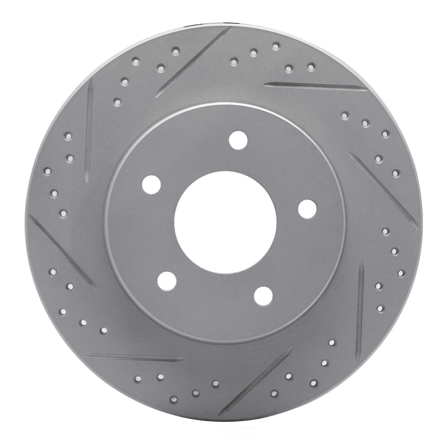 Dynamic Friction Company 830-52010L DFC Geoperformance Rotor - Drilled and Slotted