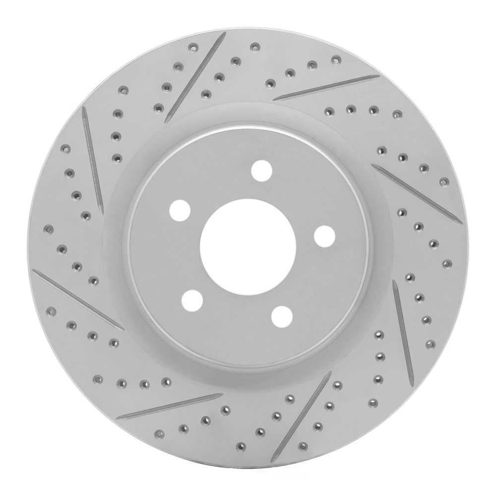Dynamic Friction Company 830-54036L DFC Geoperformance Rotor - Drilled and Slotted