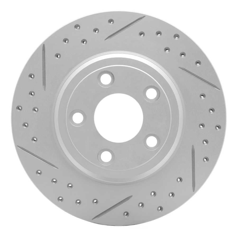 Dynamic Friction Company 830-54046L DFC Geoperformance Rotor - Drilled and Slotted