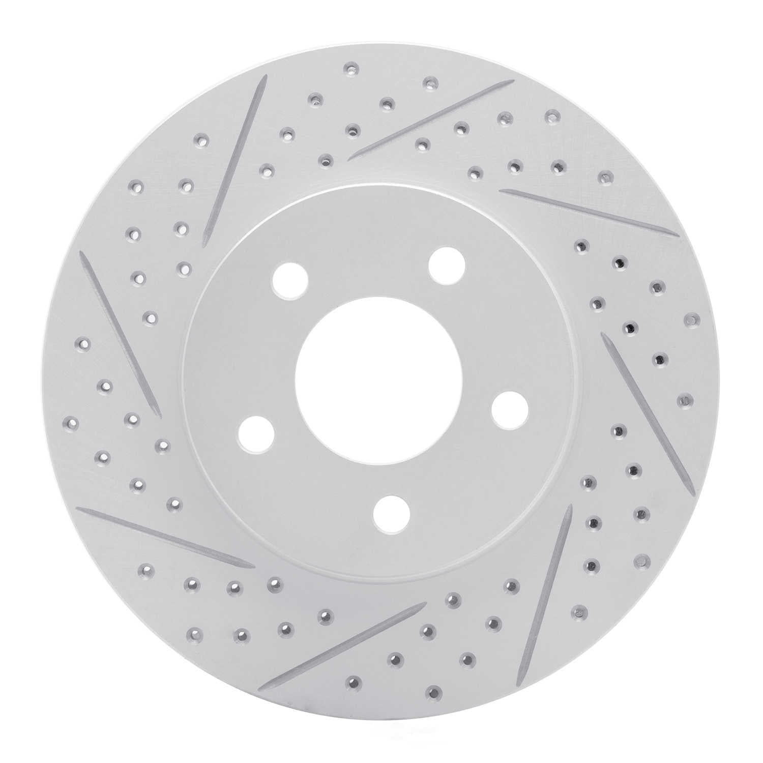 Dynamic Friction Company 830-54056L DFC Geoperformance Rotor - Drilled and Slotted