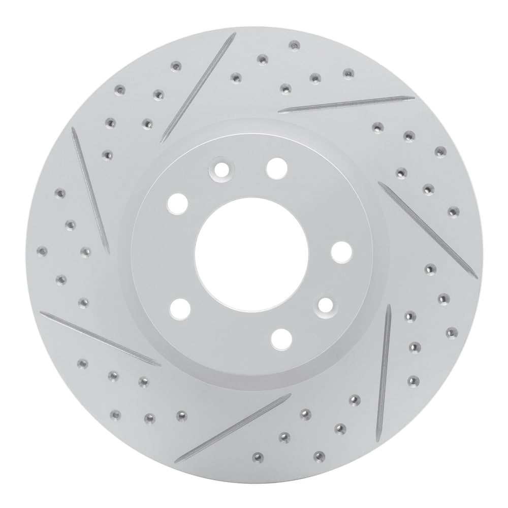 Dynamic Friction Company 830-54059L DFC Geoperformance Rotor - Drilled and Slotted