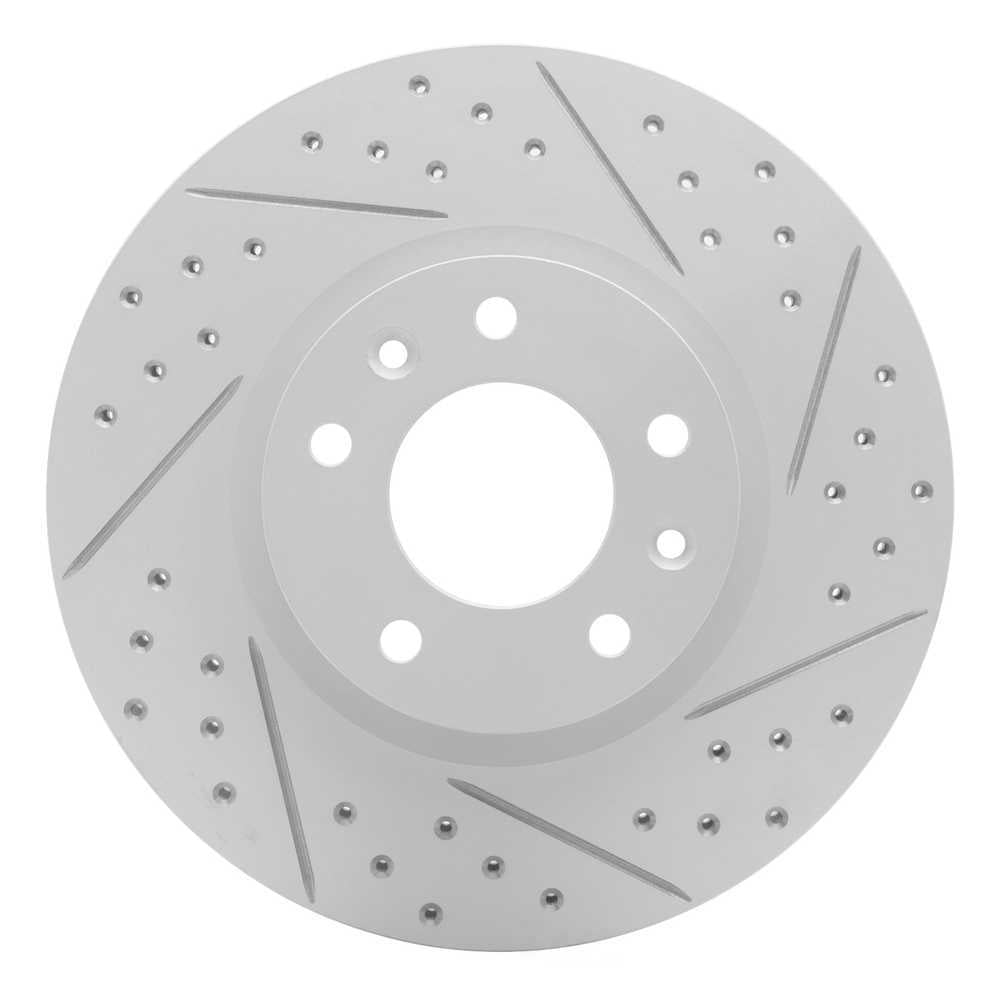 Dynamic Friction Company 830-54059R DFC Geoperformance Rotor - Drilled and Slotted