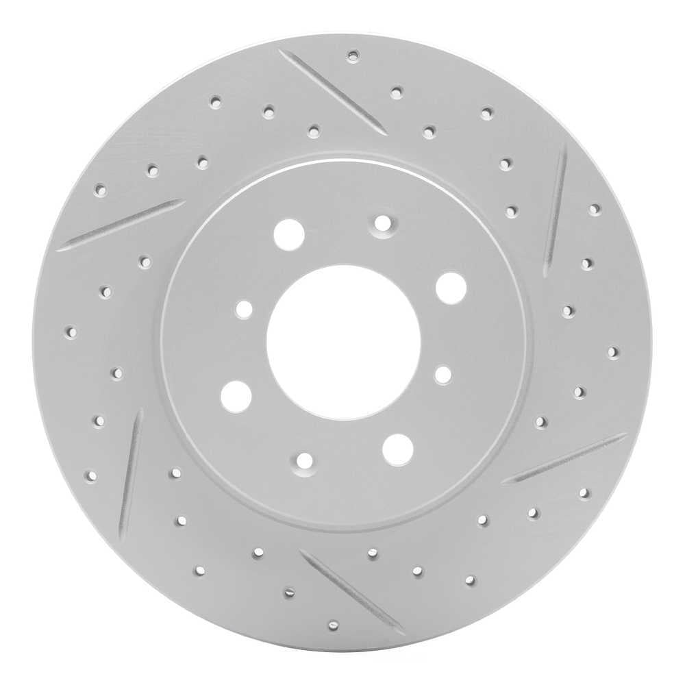 Dynamic Friction Company 830-54063R DFC Geoperformance Rotor - Drilled and Slotted