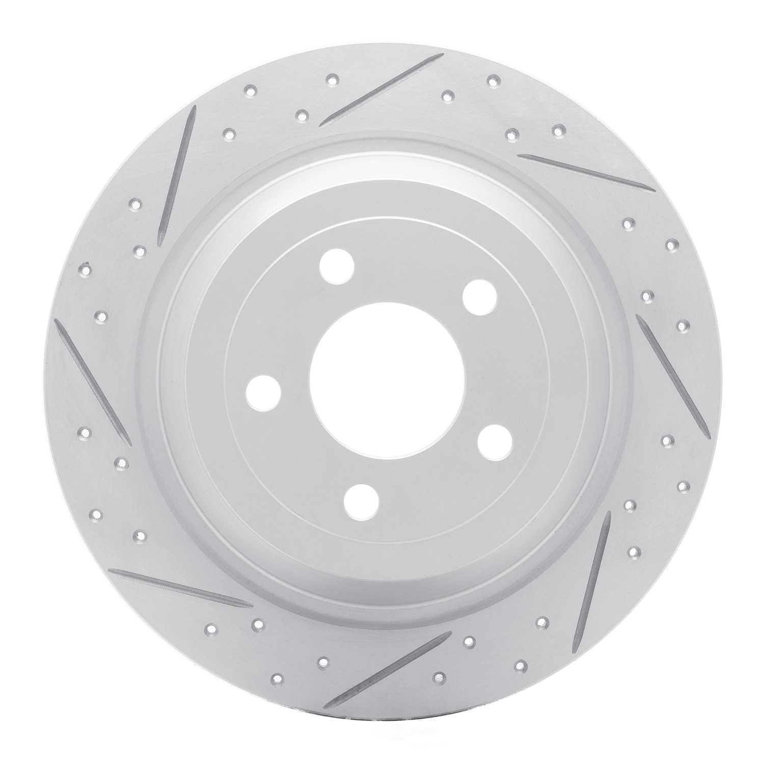 Dynamic Friction Company 830-54076L DFC Geoperformance Rotor - Drilled and Slotted