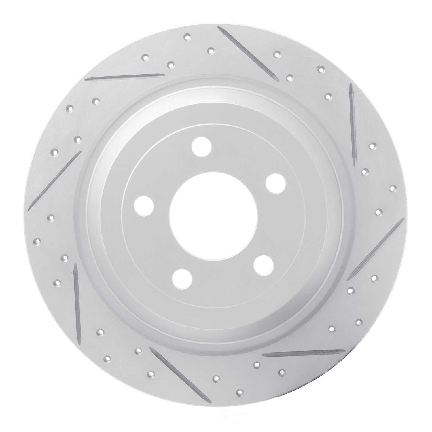 Dynamic Friction Company 830-54076R DFC Geoperformance Rotor - Drilled and Slotted