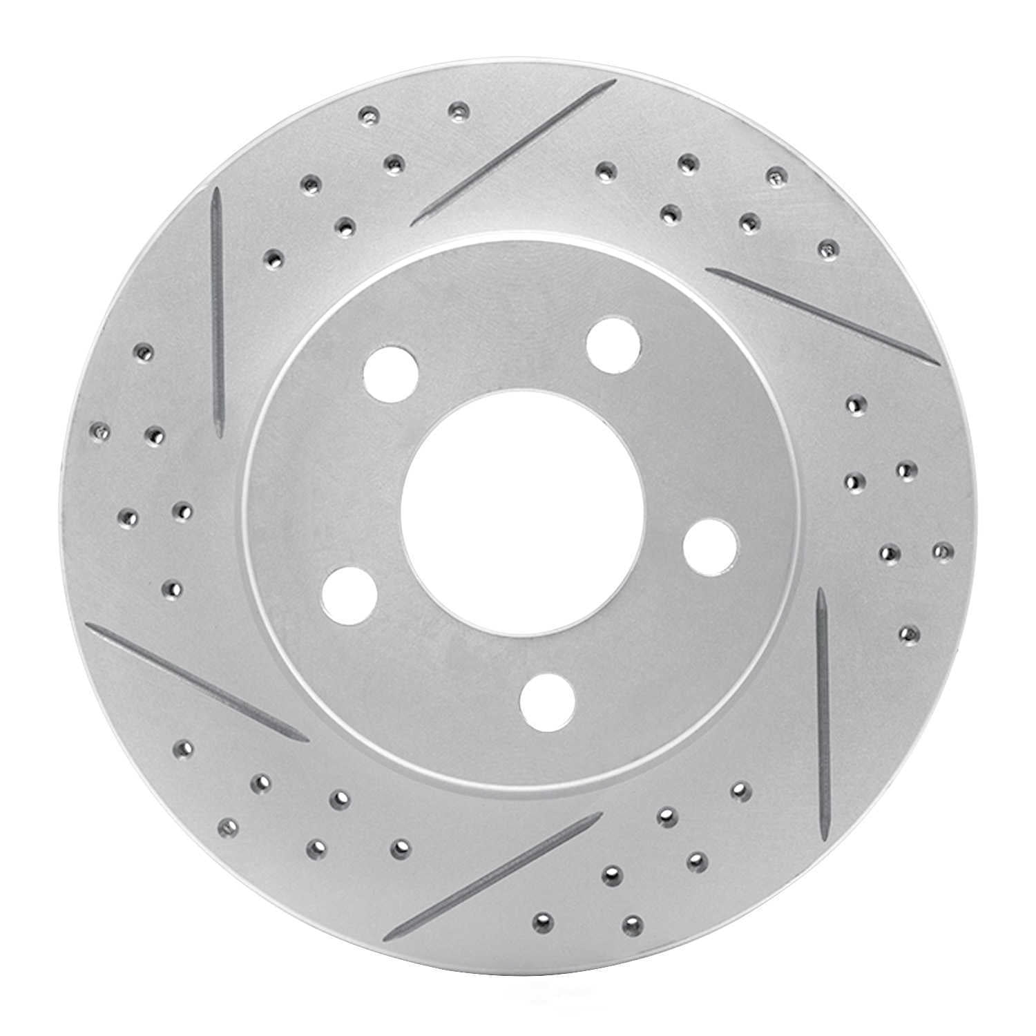 Dynamic Friction Company 830-54144L DFC Geoperformance Rotor - Drilled and Slotted