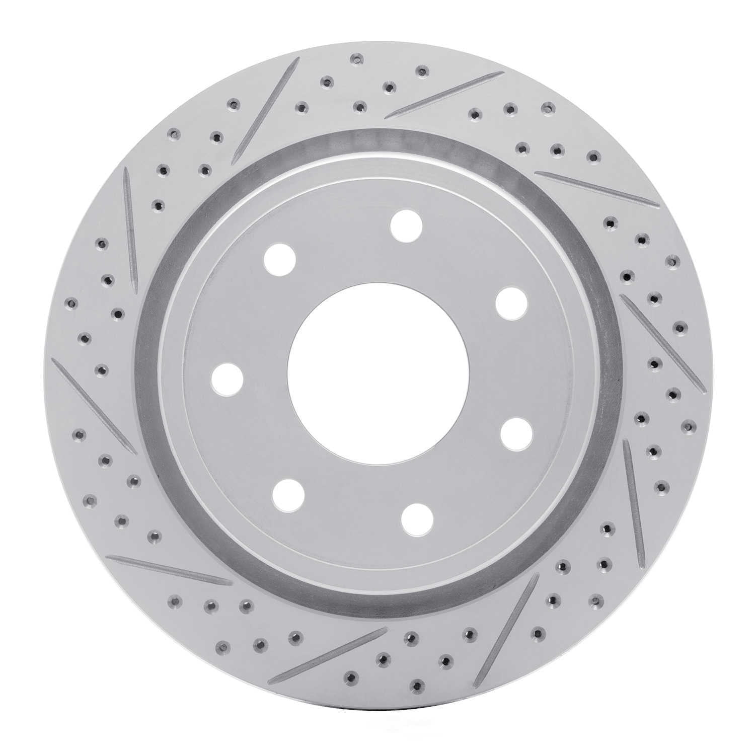Dynamic Friction Company 830-54218L DFC Geoperformance Rotor - Drilled and Slotted