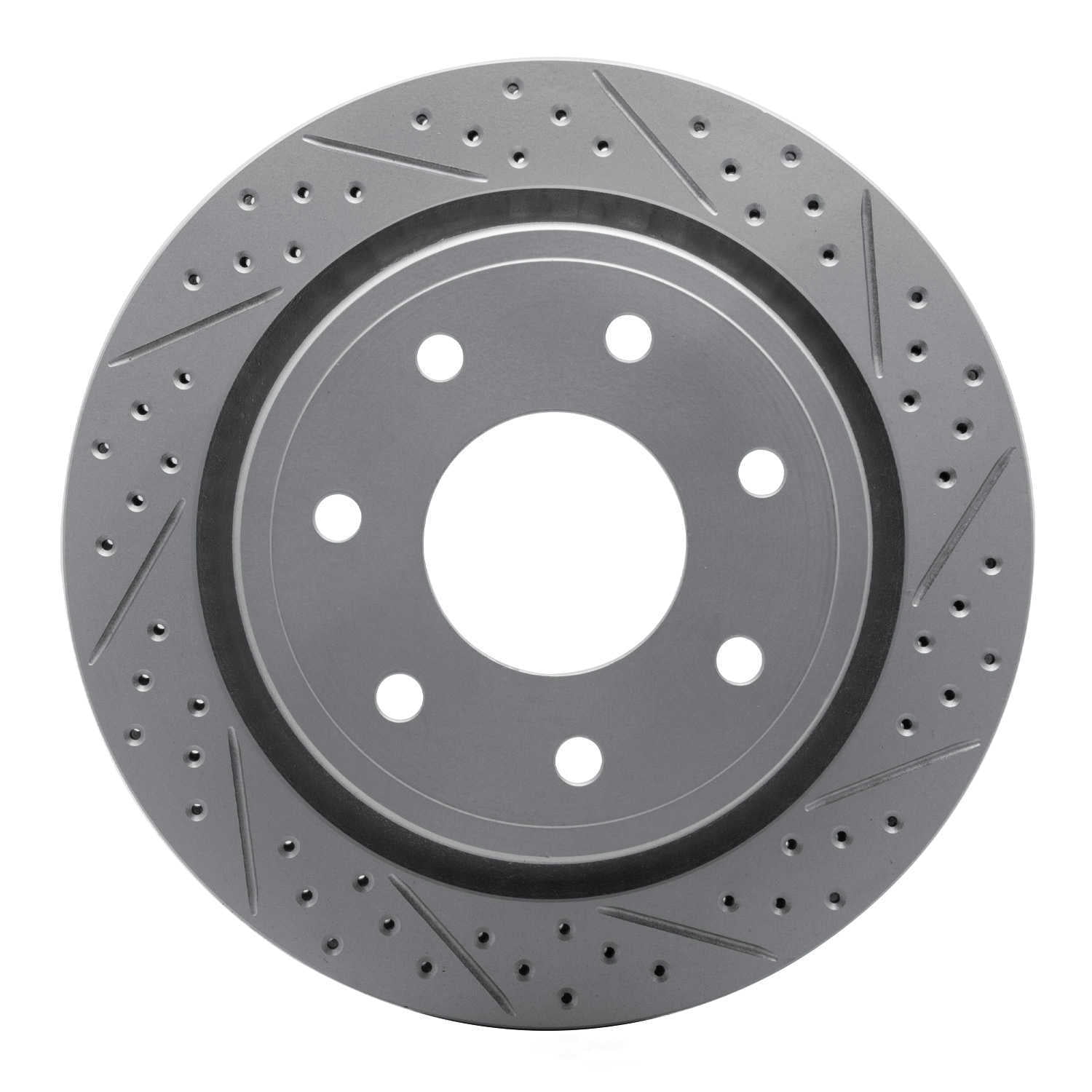 Dynamic Friction Company 830-54218R DFC Geoperformance Rotor - Drilled and Slotted