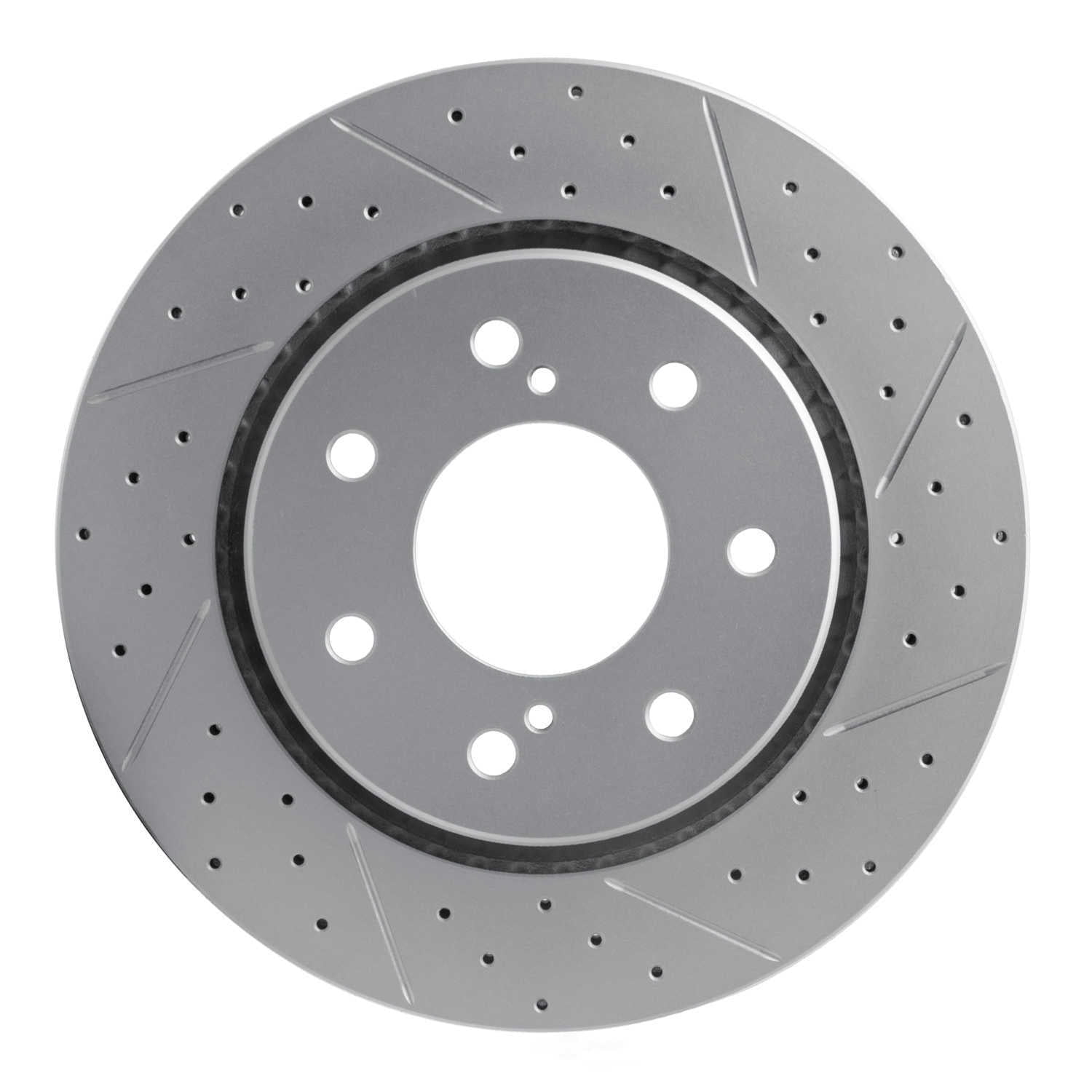 Dynamic Friction Company 830-54219R DFC Geoperformance Rotor - Drilled and Slotted