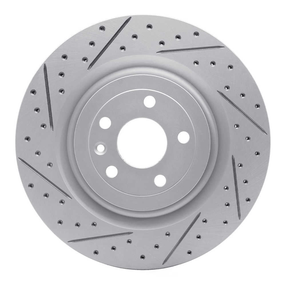 Dynamic Friction Company 830-54266L DFC Geoperformance Rotor - Drilled and Slotted