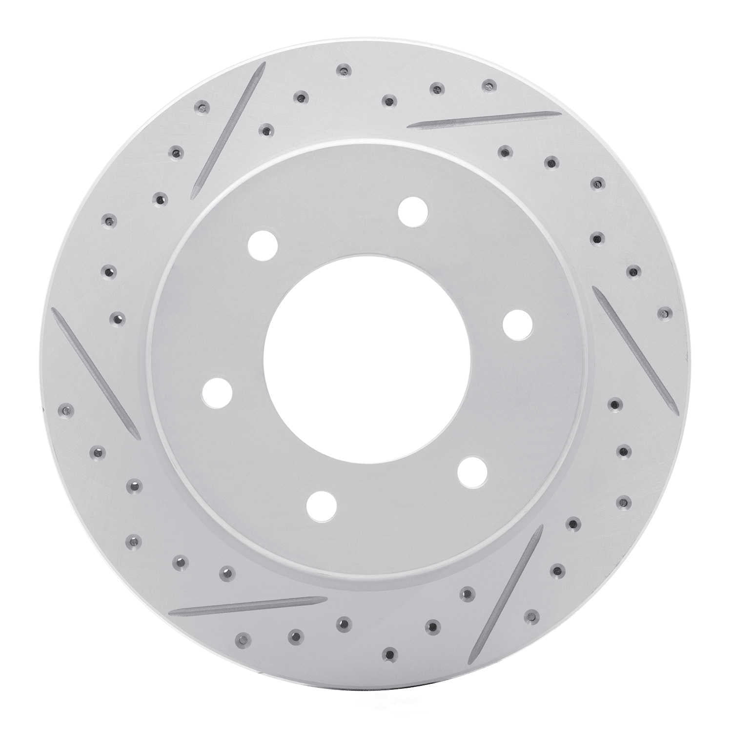 Dynamic Friction Company 830-54276L DFC Geoperformance Rotor - Drilled and Slotted