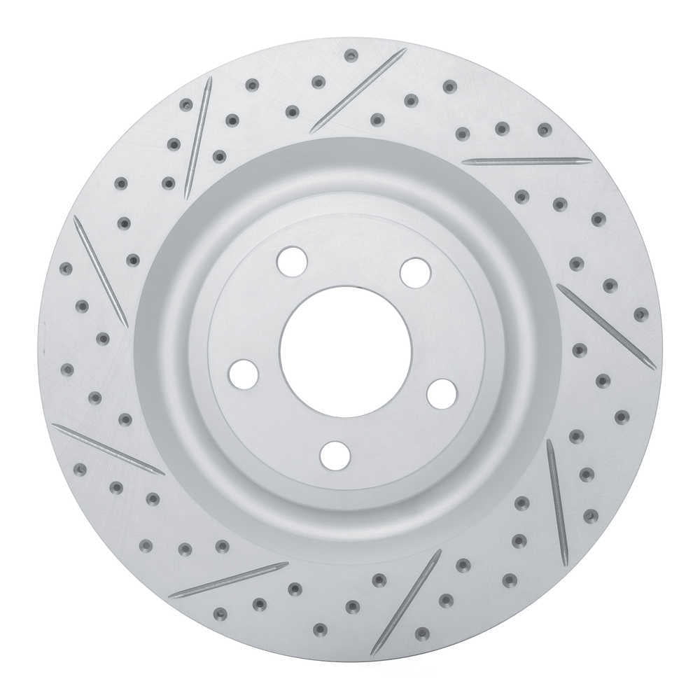 Dynamic Friction Company 830-54278L DFC Geoperformance Rotor - Drilled and Slotted