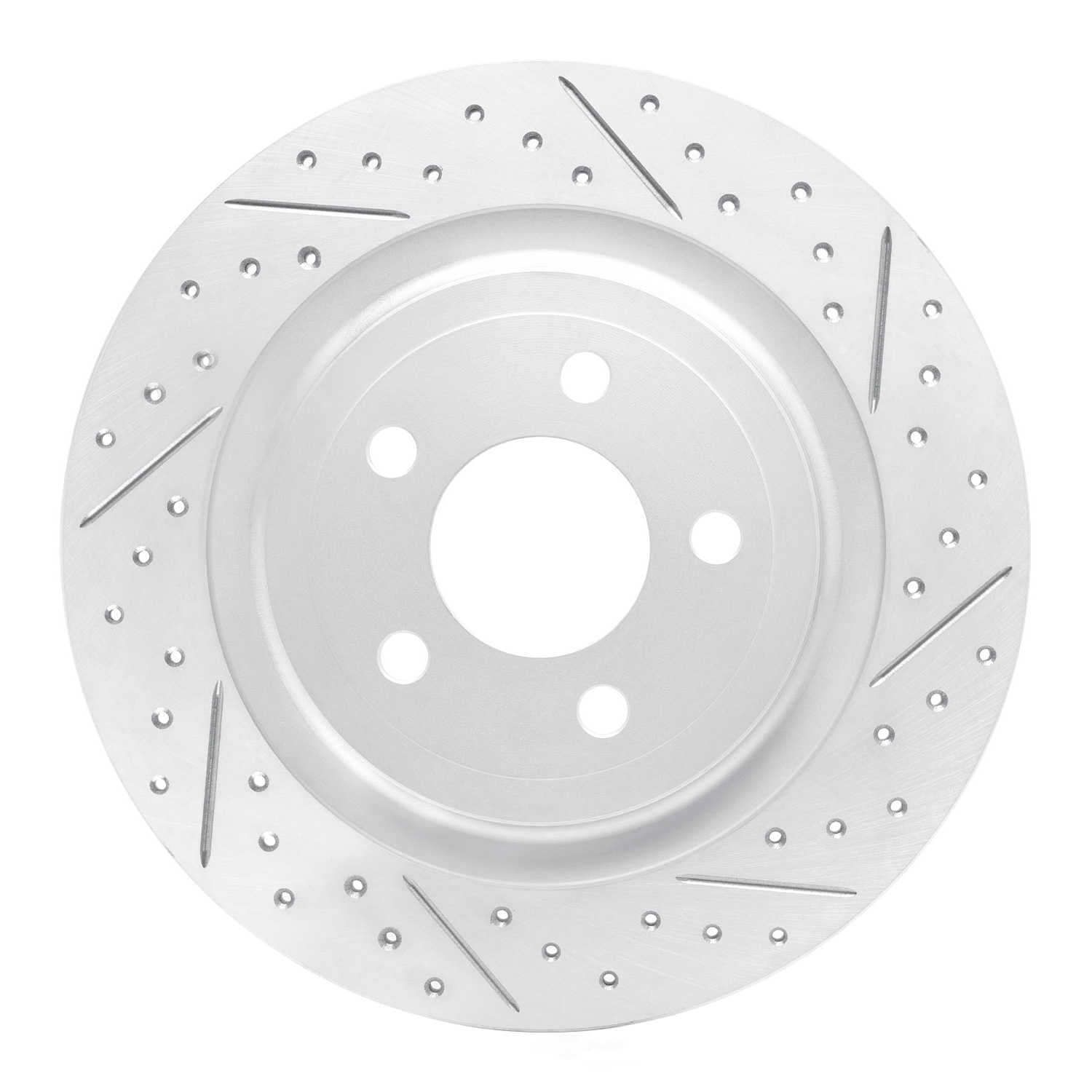 Dynamic Friction Company 830-54280R DFC Geoperformance Rotor - Drilled and Slotted